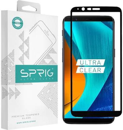 Sprig Edge To Edge Tempered Glass for OnePlus 5T, 5T, OnePlus 5T