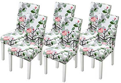 HOUSE OF QUIRK Polyester 1 Seater Chair Floral Cover