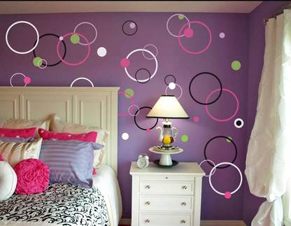 Corazon Reusable Wall Painting Circle (16 x 24 inches) 40050 Circles Stencil