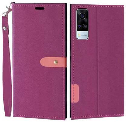 Wynhard Flip Cover for Vivo Y51 2020, Vivo Y51A, Vivo Y31 2021, Vivo Y53s