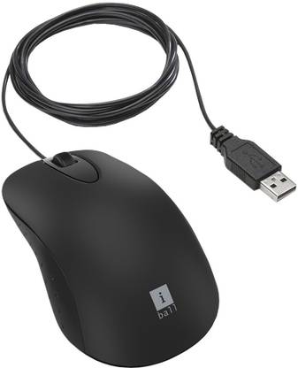 iball Turbo Wired Ambidextrous Optical Mouse