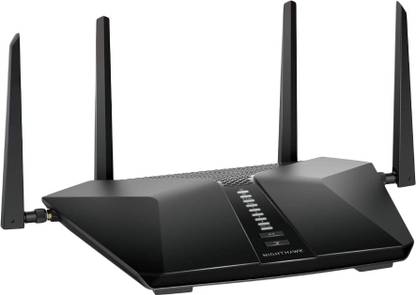 NETGEAR rax50-100eus Wireless Router 2.4 GHz, 5 GHz 5400 Mbps Wifi Speed Dual Band External Antenna Ethernet (Cable Broadband)