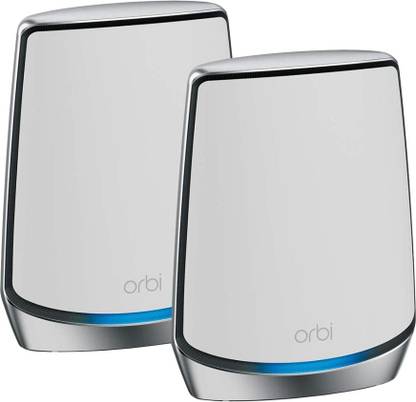 NETGEAR RBK852 Mesh Router 2.4 GHz, 5 GHz 6000 Mbps Wifi Speed Tri Band Internal Antenna Ethernet (Cable Broadband)