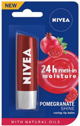 NIVEA Lip Balm Pomegranate Shine