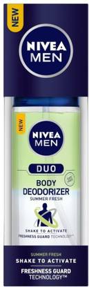 NIVEA Duo Summer Fresh Deodorant Spray  -  For Men