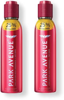 PARK AVENUE No Gas Alexander Perfume SprayFor Men 150ML Each (Pack of 2) Perfume Body Spray  -  For Men