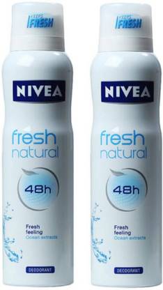 NIVEA FRESH NATURAL Deodorant Spray  -  For Men & Women