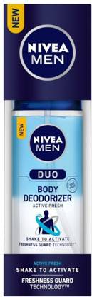 Nivea Men Duo Active Fresh Deodorant Spray - For Men