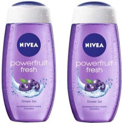 Nivea Fresh Power Fruit Body Wash, Pack of 2