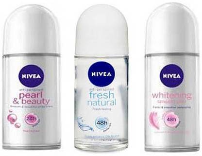 NIVEA Pack of 3 Deodorant Roll-on  -  For Women