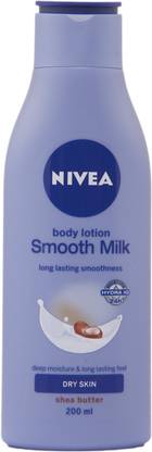 NIVEA Body Lotion Smooth Milk Dry Skin Shea Butter