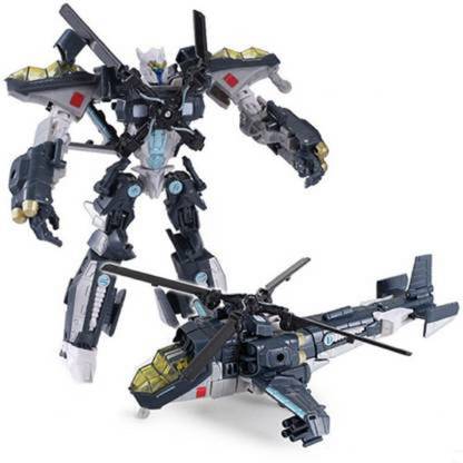 ASH Transformers Sky Hammer Robot To Helicopter Converting Figure Toy (Multicolor)