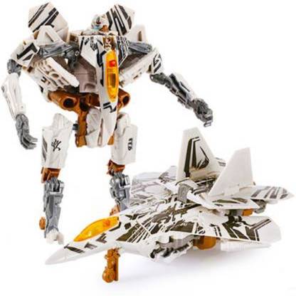 ASH Transformers Star Scream Robot to Fighter Planes Converting Figure Toy (Multicolor)