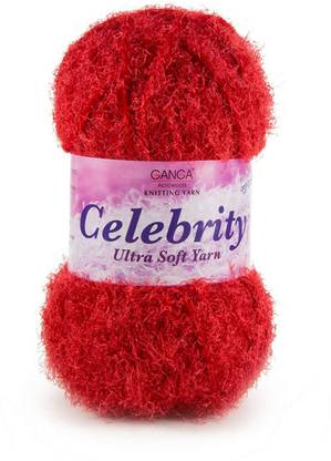 Ganga Acrowools Celebrity - 65% Acrylic 35% Nylon, Hand Knitting Yarn, MRP- Rs.392. Shade no - 8