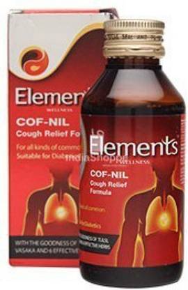 Elements Cof Nil Cough Relief Formula