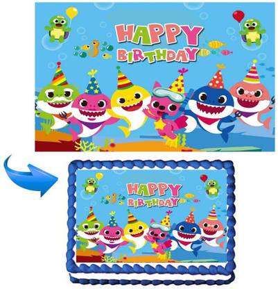 Marvino edible Cake Topper Decorative Sheet Sugar Frosting Icing Cake Photo Decoration Ready To Use 28X20cms Topper