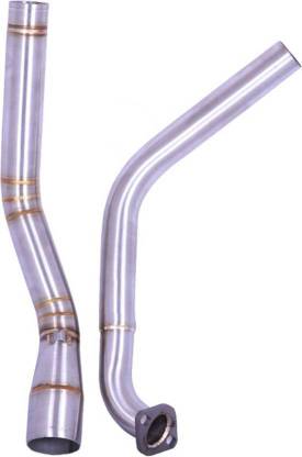 TRP Traders Mid Bend Link Stainless Steel Band Pipe for R15 V3 Yamaha R15 Full Exhaust System