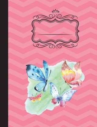 Butterfly Composition Notebook - 4x4 Graph Paper