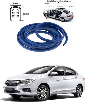 PRTEK Car Door Edge Guards Strip U Shape Flexible Car Door Protector Rubber Anti-Collision Rubber Trim Seal Lining Protect from Chips,Scratches Fits for Most Universal Vehicle A10 Car Side Beading