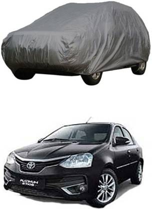 Toy Ville Car Cover For Toyota Platinum Etios (Without Mirror Pockets)