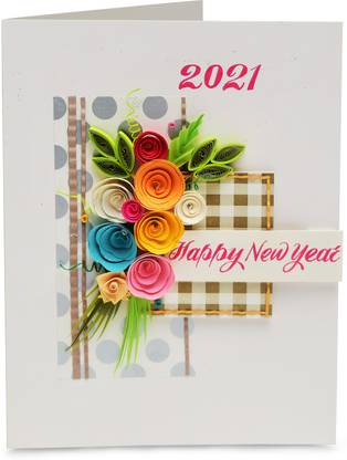 Swapnil Arts Happy New Year 2021 Greeting Card Greeting Card