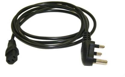 GIPTIP Power Cord 1 m 1 Meter 3 Pin Power Supply Cable for Monitor Printer Desktop
