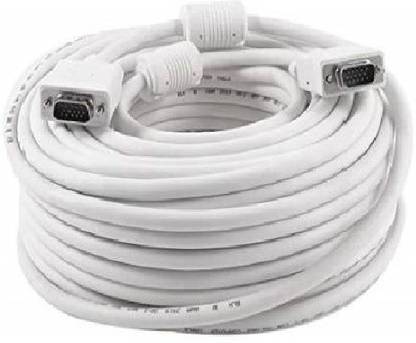 जेनरिक्स 19.75 Meter VGA Male To Male 15 PIN Cable Premium Quality For Computer VGA केबल