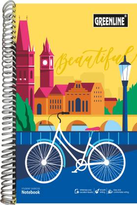 GREENLINE S2-400-6-SB A4 Notebook Single Rule 400 Pages