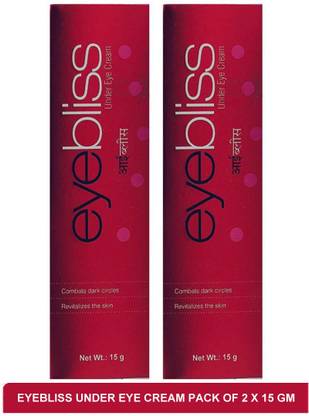 Eyebliss under eye cream - derma recommended under eye cream(pack of 2)15g