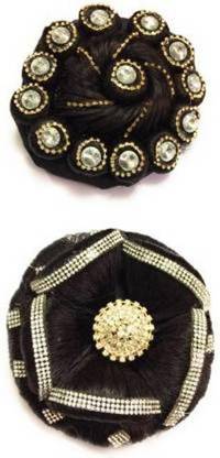 maanya enterprises Combo of 2 studded juda Bun