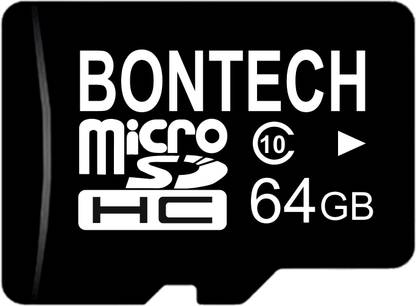 BONTECH High Speed With Top Quality 10X 64 GB MicroSD Card Class 10 100 MB/s  Memory Card Compatible with Gaming Console, Camera, Tablet, Mobile, Computer