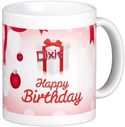 GNS Happy Birthday Dixit Wish 82 Ceramic Coffee Mug