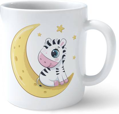 feeling hub cute zebra unicorn cartoon coffee mugs for kids milf children birthday gifts return gift Ceramic Coffee Mug