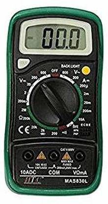 HTC Instruments 830L Digital Multimeter(Black and Green with 2000 Count, AC Current, DC Current Digital Multimeter