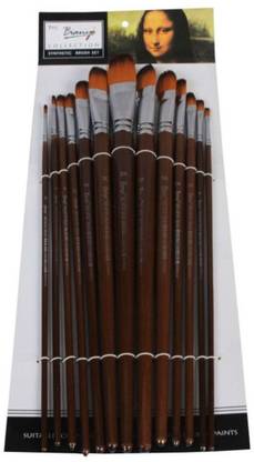 Glimpse Bianyo Long Handle Synthetic Flat Paint Brush