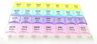 smile4u 28 XX Compartments Pill Box