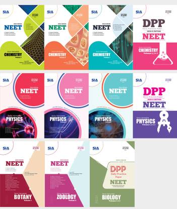 NEET - Senior Intermediate (Chemistry + Physics + Biology (Botany & Zoology)) 3 VOLUMES + (DPP) For Each Subject, 2 VOLUMES + (DPP) For Each Subject Complete SET Of 11 Books, 2020-21 Edition