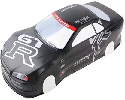 Coolplay 1/10 PVC Car Body Shell RC Racing Car Accessories GTR-Gray