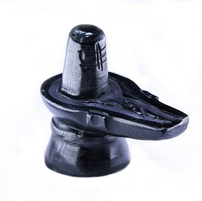 SilverBeauty Black Narmadeshwar Shivling Narmadeshwar Lingam Decorative Showpiece Propane Powered Portable Shower
