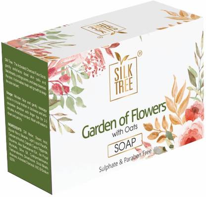 SILKTREE GARDEN OF FLOWERS HANDMADE SOAP-SET OF 2