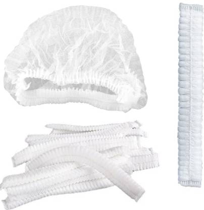 PREQURE HEAD CAP WHITE Surgical Head Cap