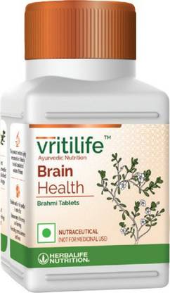 HERBALIFE Vritilife Brain Health Tablets With Brahmi HerbÂ Â (60 Tablets) Nutrition Drink