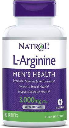 Natrol L-Arginine 3,000 mg, Promotes Stamina & Performance