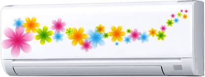 Decopix AC Sticker Fridge Sticker Wall Sticker Split Ac Stickers Air Conditioner Sticker - Standard Size (Fit for All Models / Sizes / Brands) (Vinyl, DP6069
