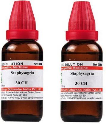 Dr.Willmar Schwabe India Staphysagria 30CH Liquid