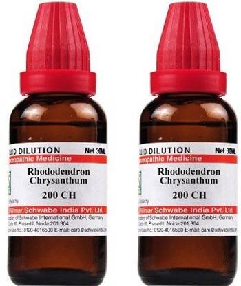 Dr.Willmar Schwabe India Rhododendron Chrysanthum 200CH Liquid