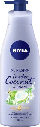 NIVEA Oil-in-Lotion Tender Coconut & Tiare Oil Body Lotion