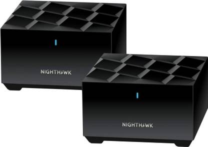 NETGEAR mk62-100pes Mesh Router 2.4 GHz, 5 GHz 1800 Mbps Wifi Speed Dual Band Internal Antenna Ethernet (Cable Broadband)