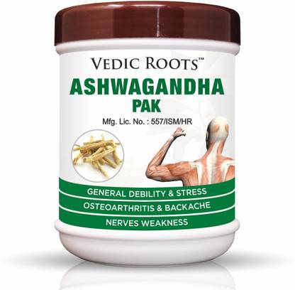 Vedic Roots Ayurvedic Pure Natural Ashwagandha Strength Stamina Immunity Vitality Booster