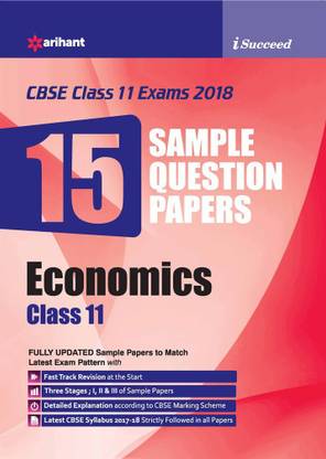 15 Sample Question Papers Economic Class 11th Cbse